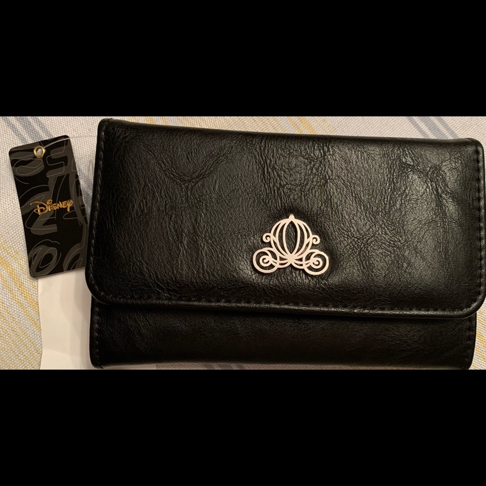 WOMEN'S FOLD OVER WALLET CINDERELLA CARRIAGE